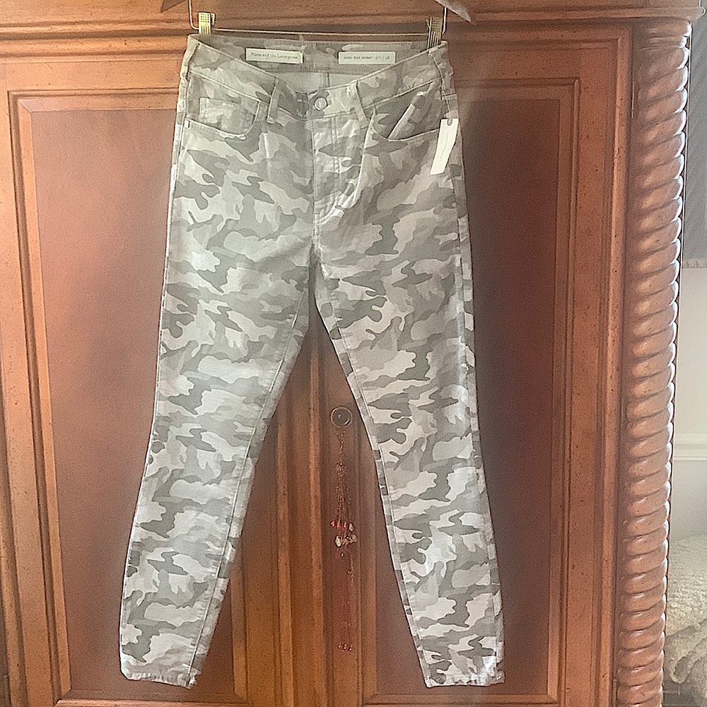 Anthropologie exclusive collection of premium Pilcro & Letterpress velour jeans